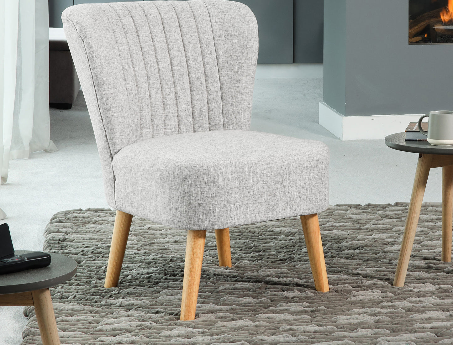 Cassaro fabric tub chair