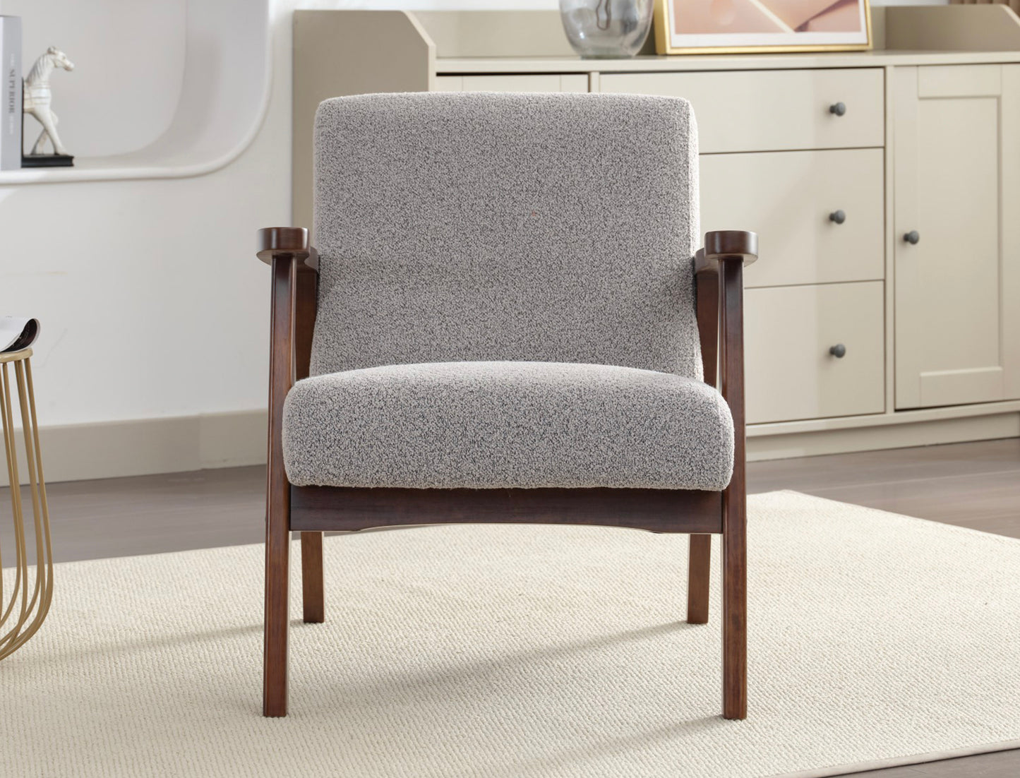 Chilton boucle fabric accent chair