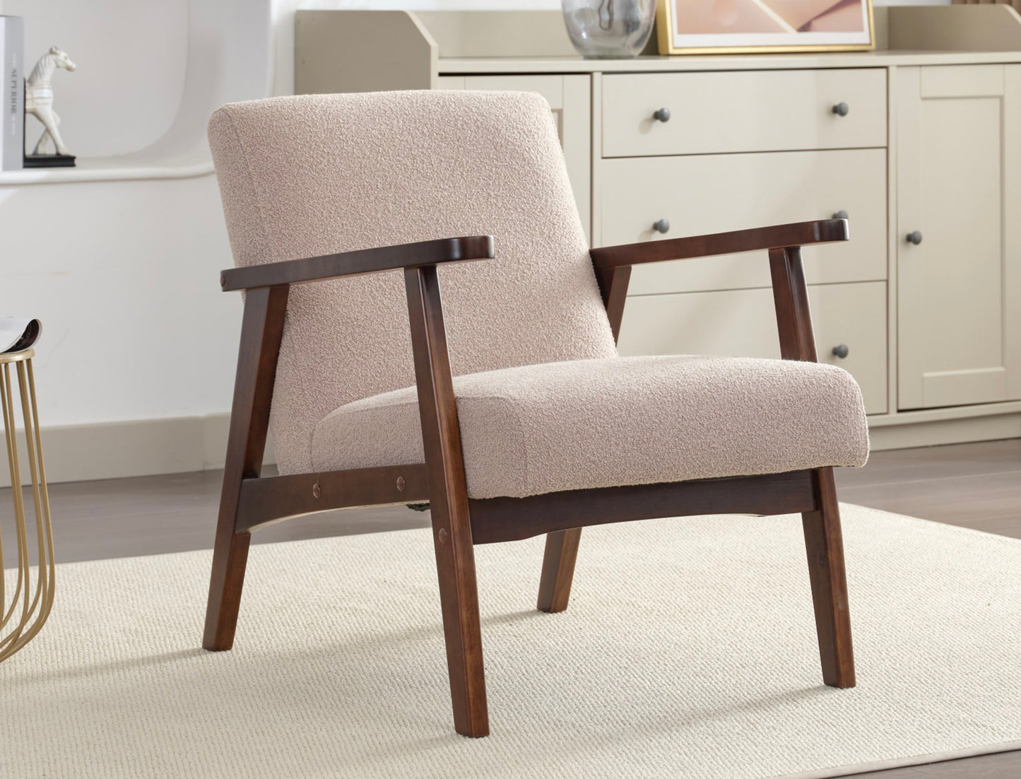 Chilton boucle fabric accent chair