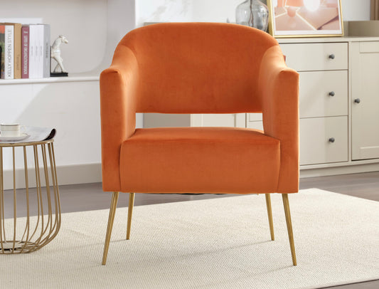 Bourton velvet accent chair