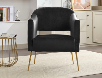 Bourton velvet accent chair